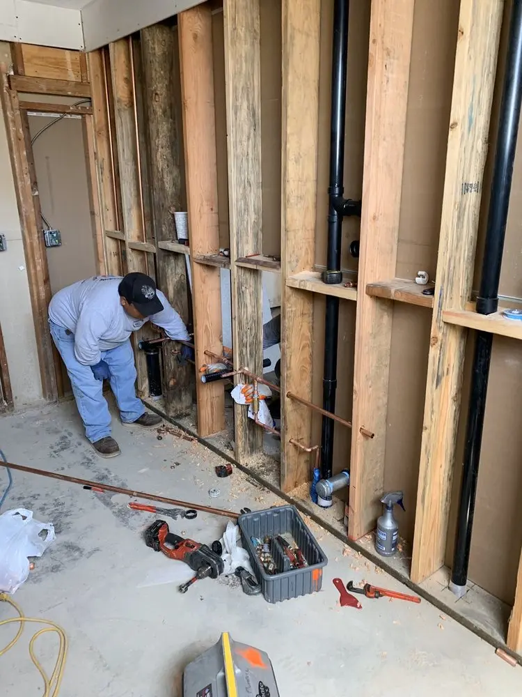 Commercial rough-in plumbing for Water Heater Replacement in Maple Grove Park
